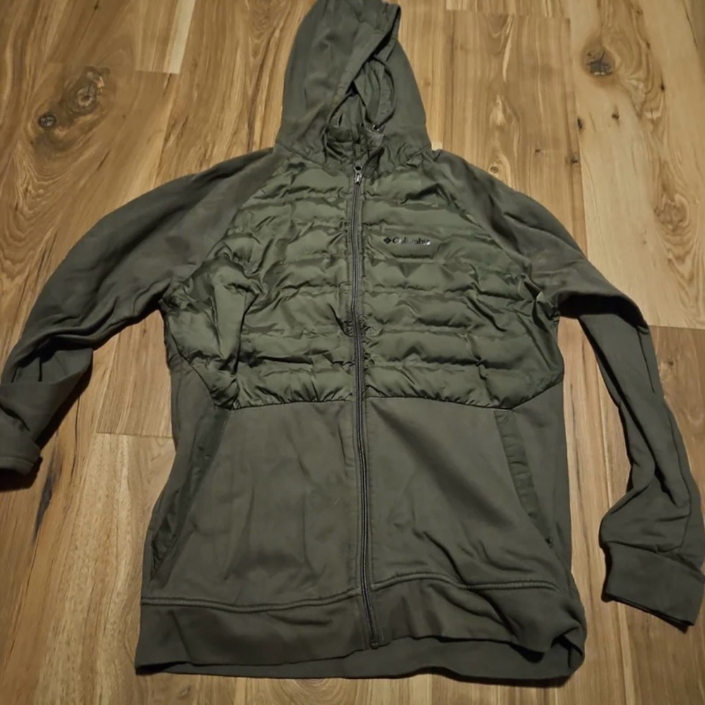 Columbia Green Puffer Jacket